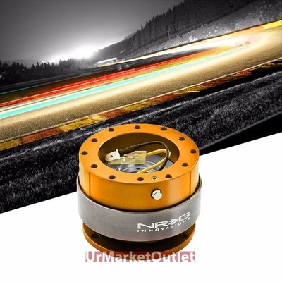 NRG Rose Gold GEN 2.0 Race Steering Wheel Quick Release Adapter 6-Hole Design