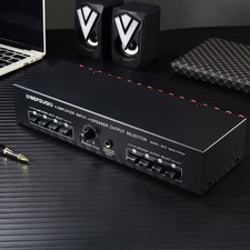 B075 4-IN 4-OUT Power Amplifier Speaker Switcher 300W Speaker Distributor my23