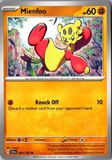 Mienfoo 083/142 Corona Stellare Comune Carta Pokemon Giocata Leggermente TCG Singola