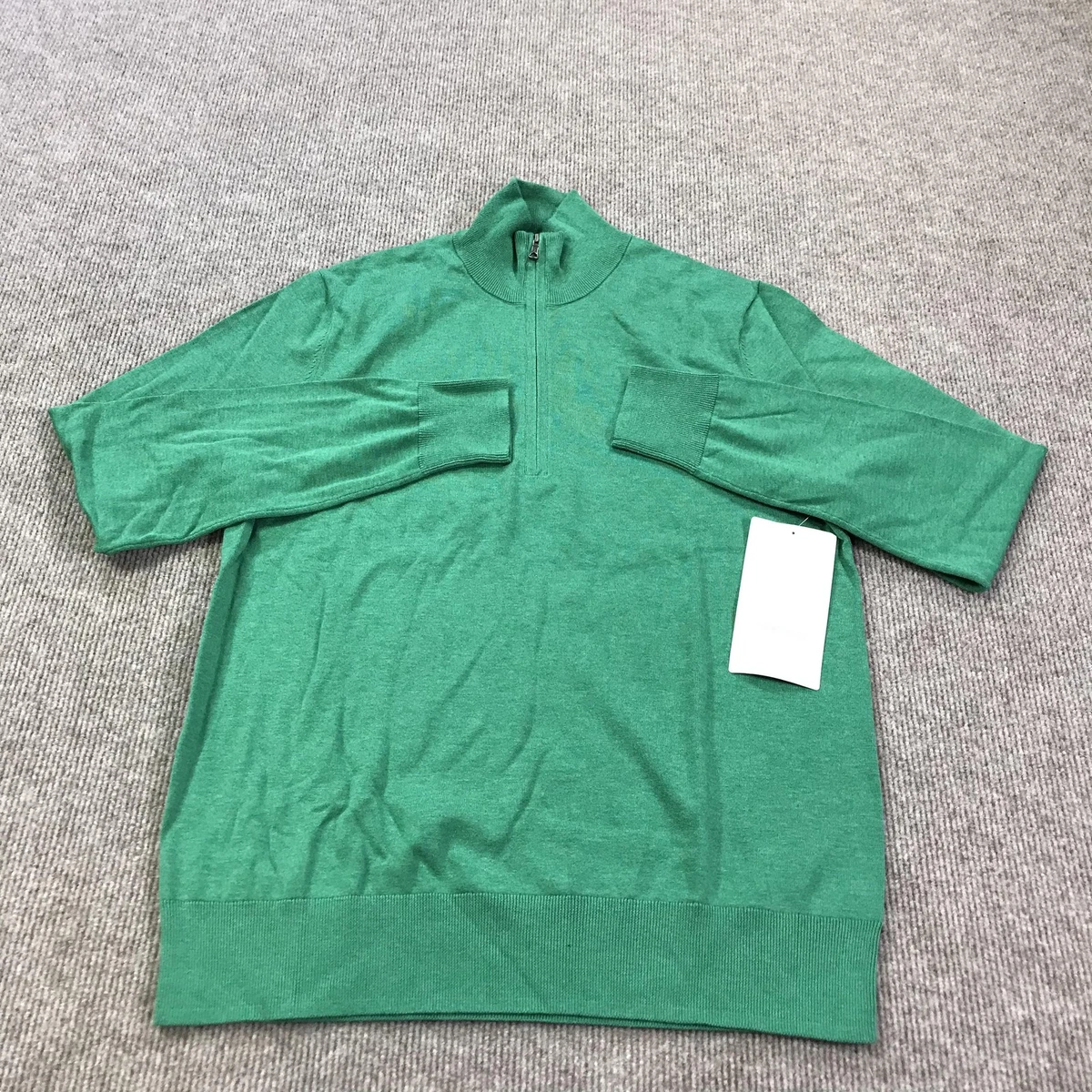 Tommy Bahama French Terry Half Zip Pullover In Ocean Deep