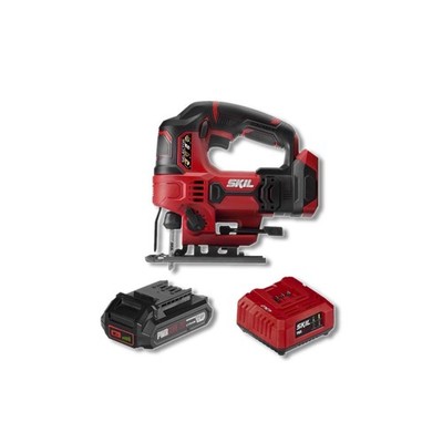 SKIL 20V PWR CORE 20 Cordless Orbital Jig Saw Kit (Battery & Charger) JS820302