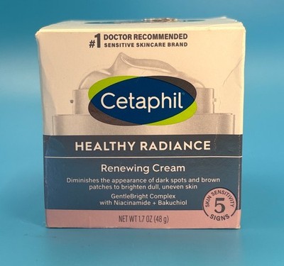 Cetaphil Healthy Radiance Renewing Cream With Niacinamide Bakuchiol 1.7 oz.NEW