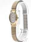 Vintage  [Top  MINT] Seiko Exceline 1F20-6A4A ASGP Gold Oval Quartz Ladies Watch