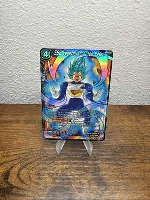 Dragon Ball SCG Three Glorious Fighters SSB Vegeta, Accepted Fate BT30-088 SR