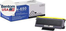 1 Pack TN650 TN-650 High Yield Black Toner Cartridge Compatible TN650 Replacemen