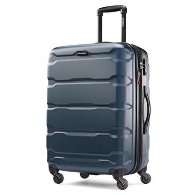 Samsonite Omni Pc 24  Luggage Spinner Tsa Hard Shell Expandable Teal