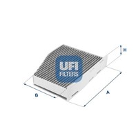 Ufi 54.124.00 Innenraumfilter FüR Audi A3 Q3 Tt Alhambra Altea Xl Leon Toledo