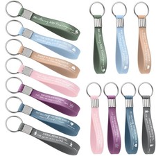 Sureio 21 Pezzi Portachiavi Cristiani Natale Regali Chiesa Medium, Colori Freschi 