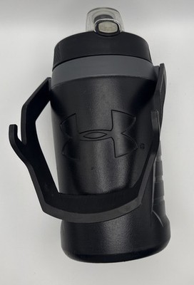 Under Armour Thermos 64 oz Water Bottle Jug Flip Top Lid Black With Handle 