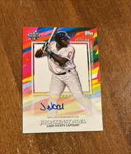 Jhonkensy Noel 2022 Topps Pro Debut Future Cornerstones Auto FC-JN Guardians /99