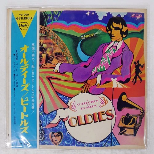 BEATLES A COLLECTION OF OLDIES APPLE AP8016 Japan OBI VINYL LP