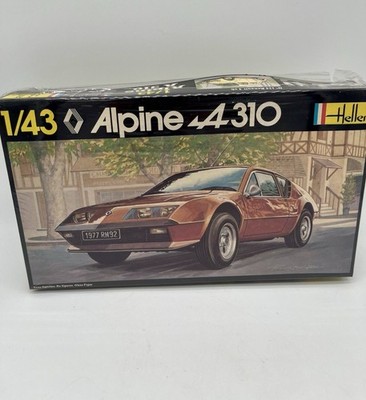 Vintage VTG Heller 1/43 Scale Alpine A310 Car plastic model Kit New Sealed NIB