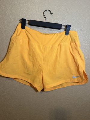 Nike Dry-Fit Running Shorts Size Medium Orange