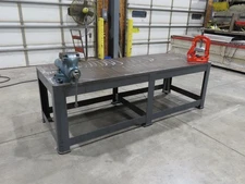 1-1/8" Top Steel Fabrication Welding Layout Table 96x36" Wilton Vise Ridgid 27