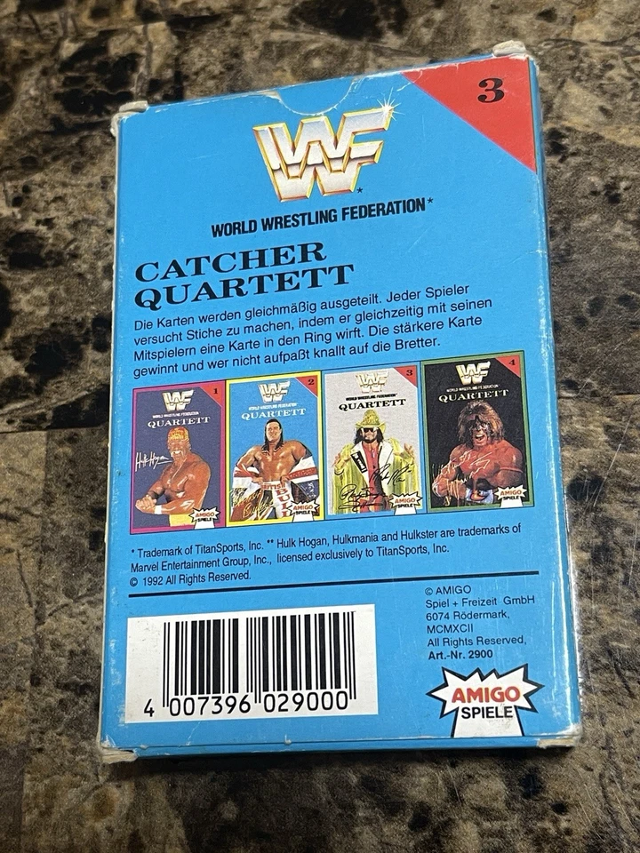 RARE - 1992 WWF Quartett Series 3 - Complete Set in Box - Amigo Germany - Image 3 of 3
