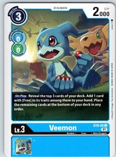 Veemon Uncommon Starter Deck 09: Ultimate Ancient Dragon  ST9-02 U NM