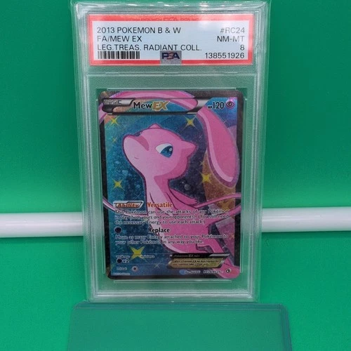 Pokémon Mew EX Full Art Ultra Rare Holo RC24/RC25 PSA 8 BGS TAG CGC