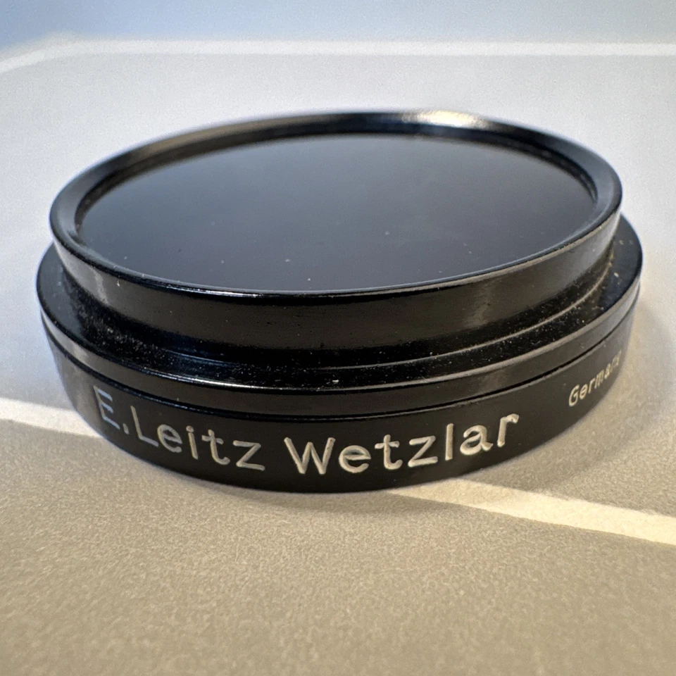Vintage Leica E.Leitz A-36 Black Rim Dark-Red Infrared Film Rd a36 Filter - Image 3 of 4