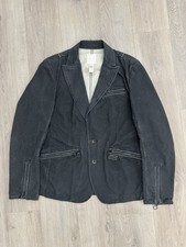 vintage Diesel Zipper Blazer Cotton Canvas L Y2K Grunge Rock Jacket