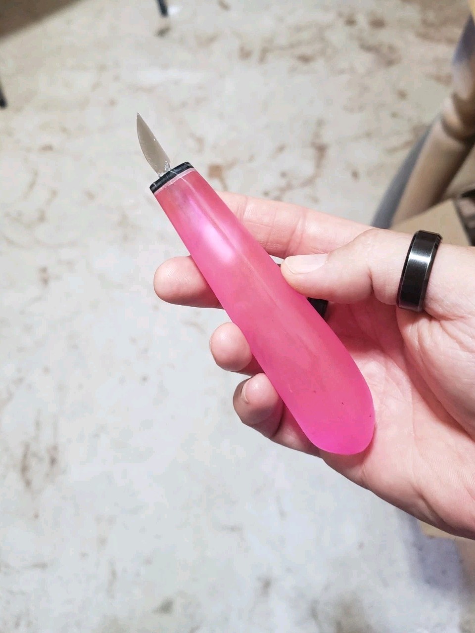 Wood Carving Knife 3/4" Blade Resin Handle 