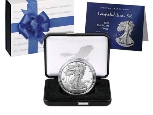 2026 Congratulations Set American Eagle 1oz Silver Proof Coin 26RF