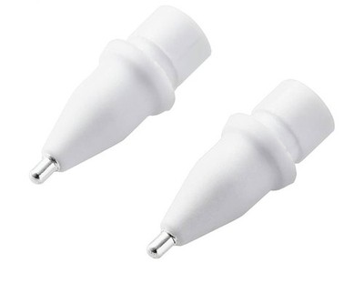 Elecom P-TIPAP01 Replacement Nibs for Apple Pencil, Set of 2, Metal, Extra Fine,