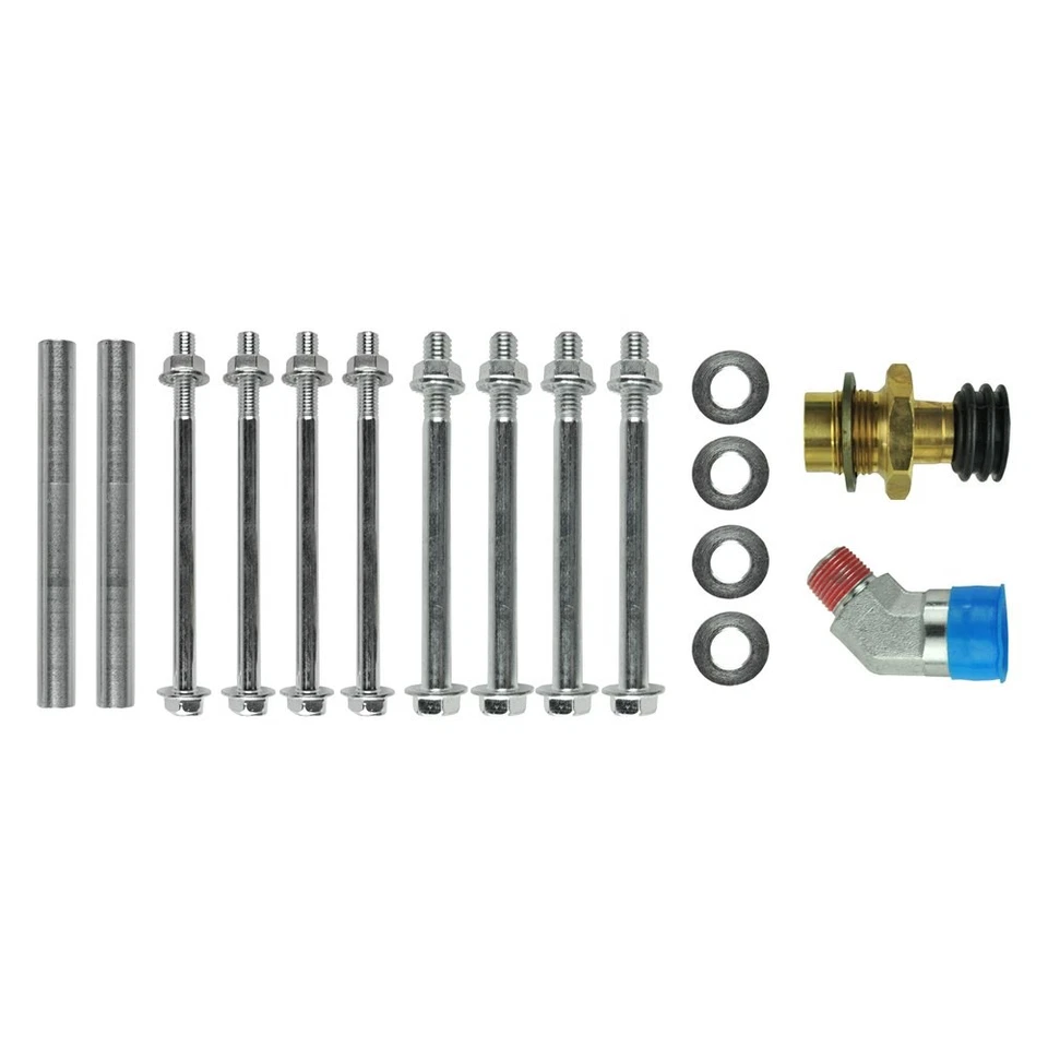 For Volvo VNL 03-07 Heavy Duty Engine Coolant Radiator w Transmission Oil Cooler - Image 2 of 2