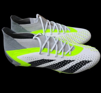 Adidas Predator Accuracy.1 FG White/Green Soccer Cleats Mens Size 11 New GZ0035