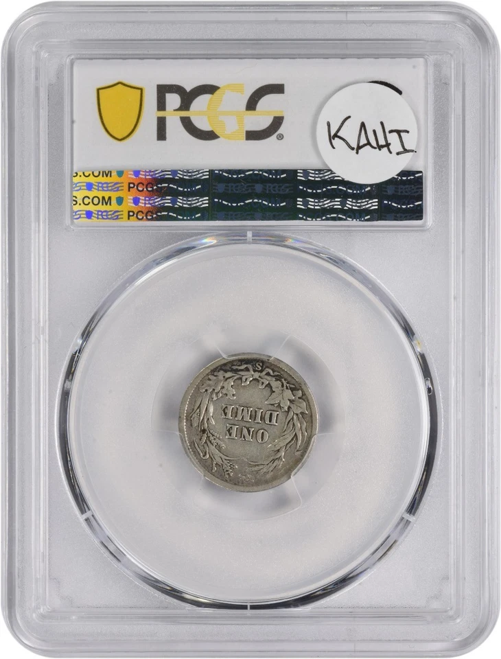 1901-S Barber Silver Dime VF20 PCGS - Image 2 of 2
