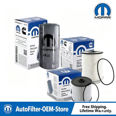 2019-2024 Ram 2500 3500 4500 5500 Factory Mopar Diesel Fuel and Oil Filter Set