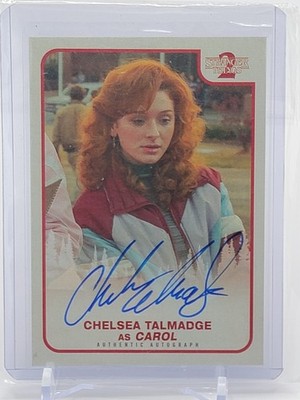  STRANGER THINGS SEASON 2 Topps CHELSEA TALMADGE CAROL AUTOGRAPH Signed On CARD