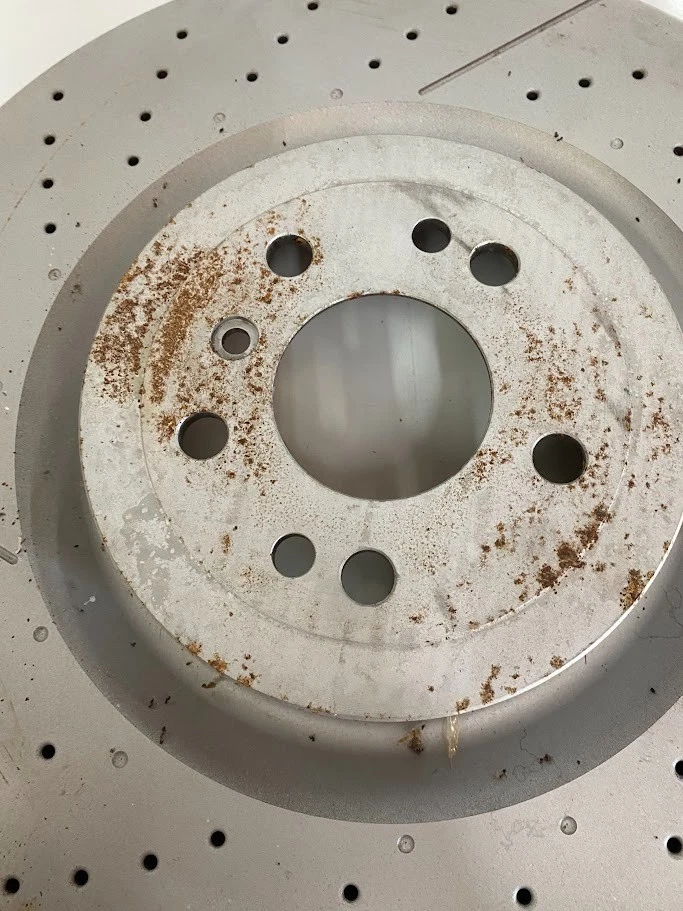 Rotor de disco de freno delantero derecho Mercedes-Benz - 166-421-05-12 - para GLS550, GL350 y más Foto 3 de 4