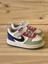Nike Court Borough Low Recraft TD Toddler Infant 6C White/Dark Obsidian