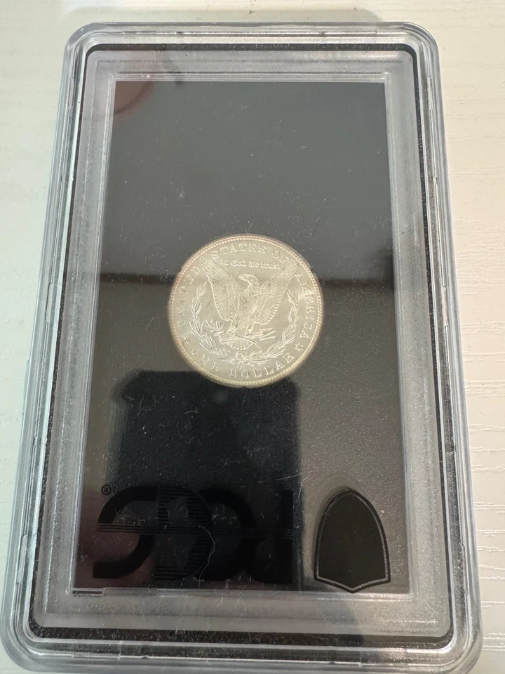 1883 CC MORGAN SILVER DOLLAR GSA HOARD PCGS MS63-w/case, COA, original ship box - Image 3 of 4