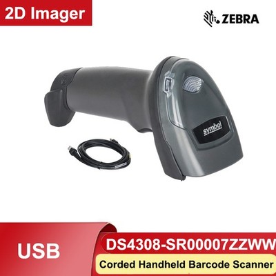 Symbol DS4308-SR00007ZZWW Standard Range 1D 2D Handheld Barcode Scanner Reader