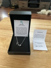 Francis Claire  Starry Zodiac Moissanite Gemstone Necklace LIBRA