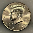 2012-P Kennedy Half Dollar - AU - About Uncirculated