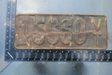 Vermont VT License Plate Tag 1918 18 #15660
