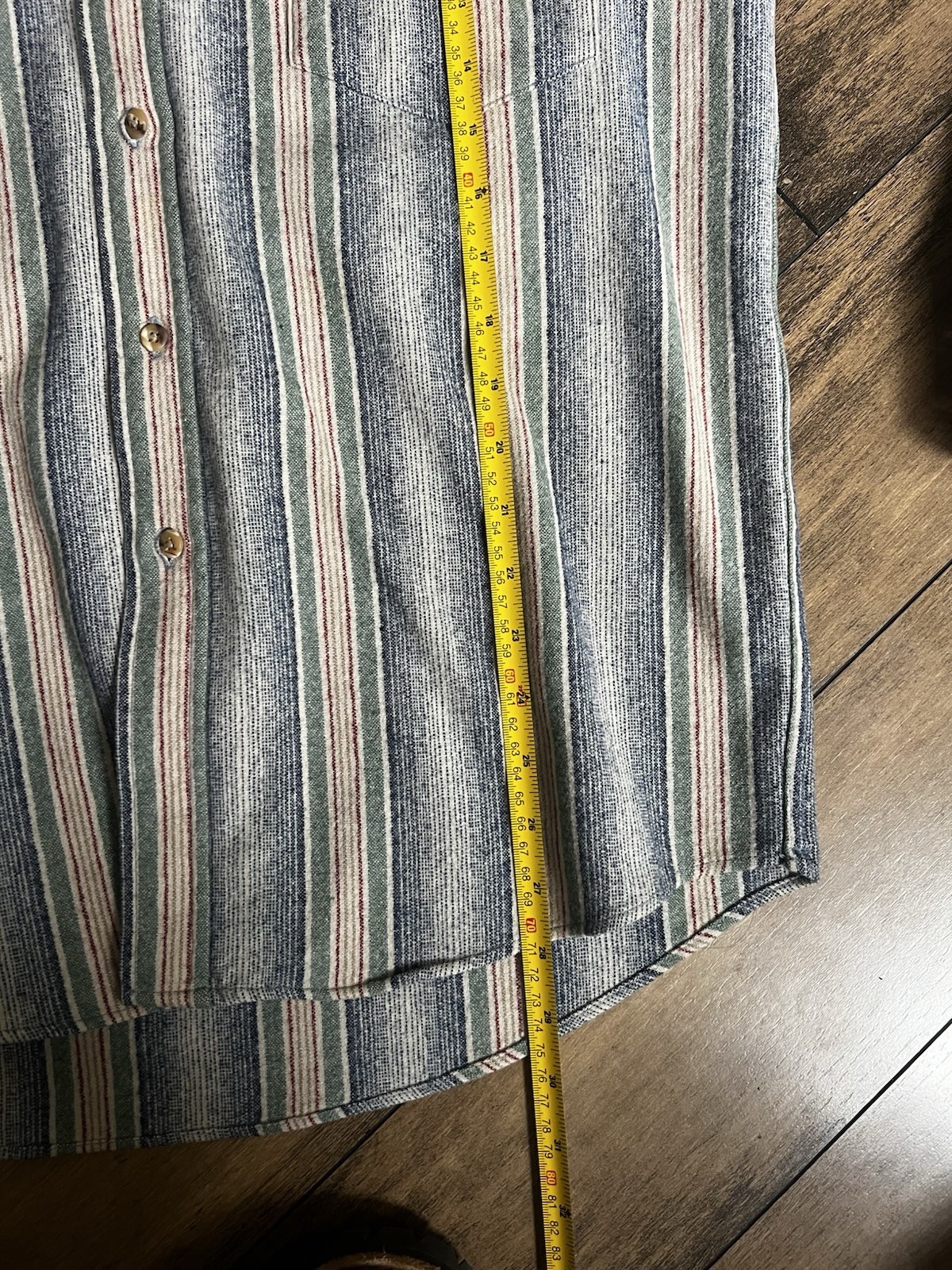 Pendleton Stripped Wool Rare Western Button Up Fl… - image 5