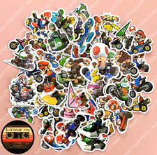 50 Mario Kart Stickers - Scrapbook, Laptop, iPad, Consoles, Books, Party Bags