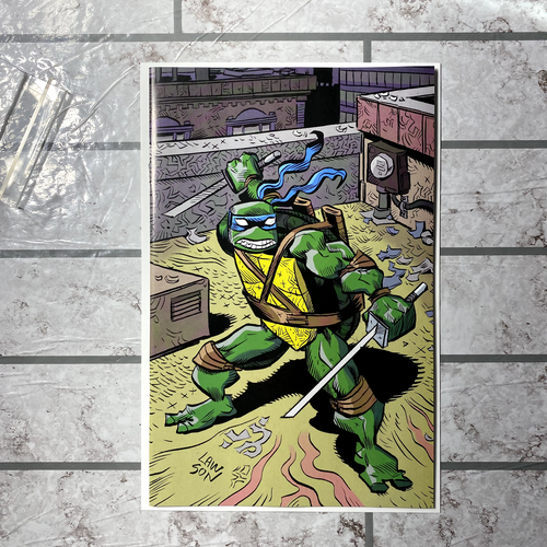 Teenage Mutant Ninja Turtles #145 CBNS Exclusive Jim Lawson Variant Lmt. 777 - Bild 2 von 3