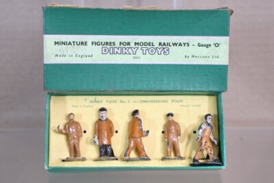 Dinky Toys Nr. 4 O Gauge Eisenbahn Ingenieur Personal Figuren In Der Box