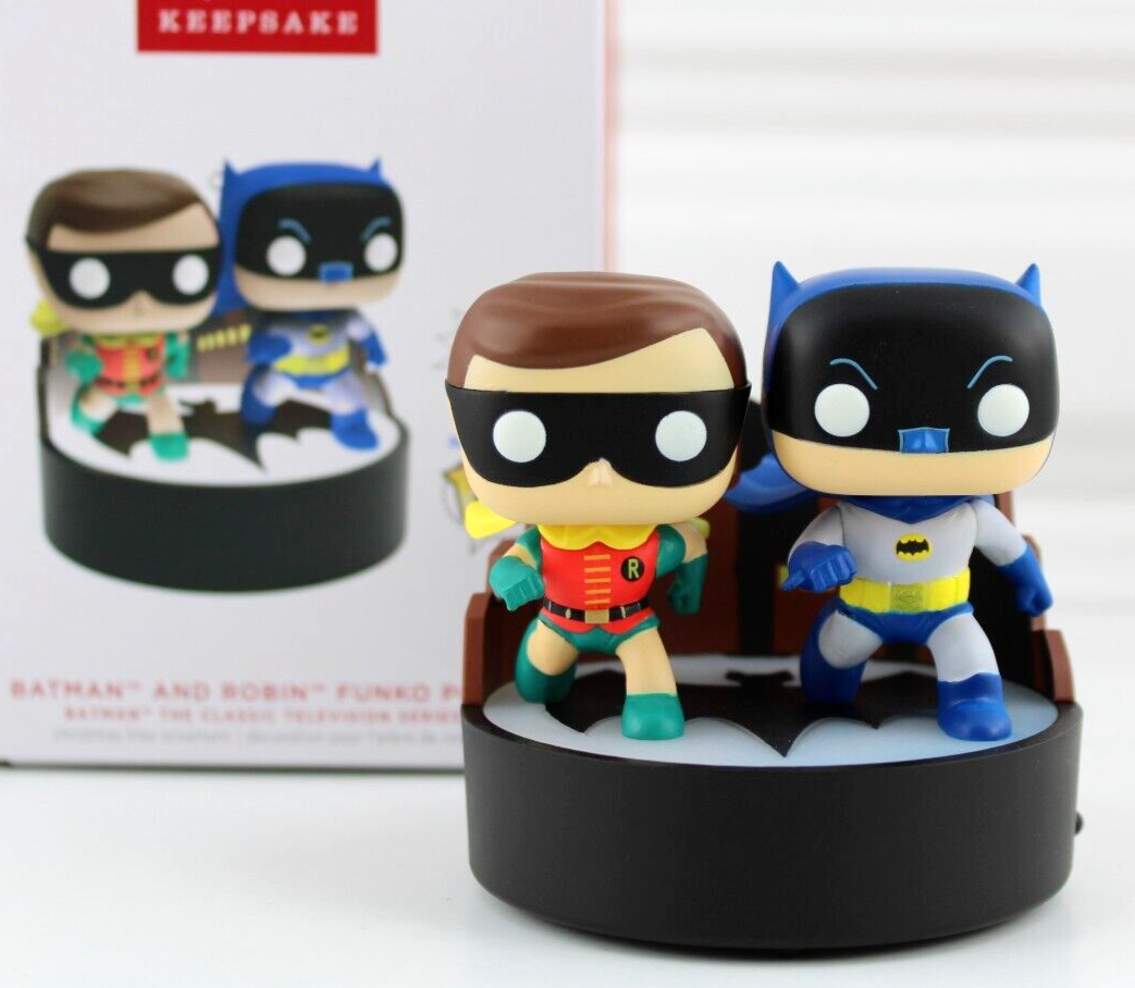 2023 Hallmark Batman & Robin TV Series Ornament with Magic Light & Sound  