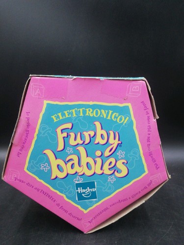 Vintage Furby Babies Gig Electronic Tiger Orange Yellow Occhi Blue Hasbro - Imagen 3 de 5