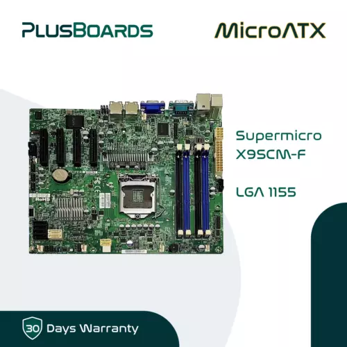 Supermicro X9SCM-F MicroATX LGA 1155 Intel C204 Dual LAN DDR3 Server Motherboard