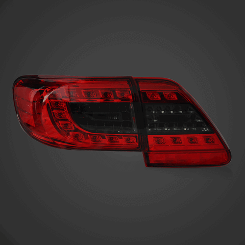 For 2011-2013 Toyota Corolla Vland 2Pcs LED Tail Lights Red Lens Rear Lamps 2Pcs - Picture 2 of 8