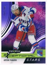 2021-22 UPPER DECK SYNERGY EXCEPTIONAL STARS PURPLE ARTEMI PANARIN 151/199 NEW