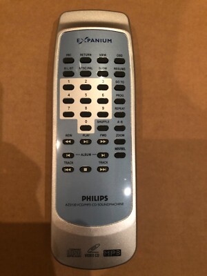 NEW Genuine Philips AZ5130 VCD/MP3 CD SoundMachine EXPANIUM Remote Control