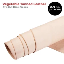 8-9 oz Vegetable Tanned leather Pre-Cut