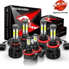 for Honda Pilot 2006-2018 Combo LED Headlight High Low Fog Light Bulbs Kit 6500K